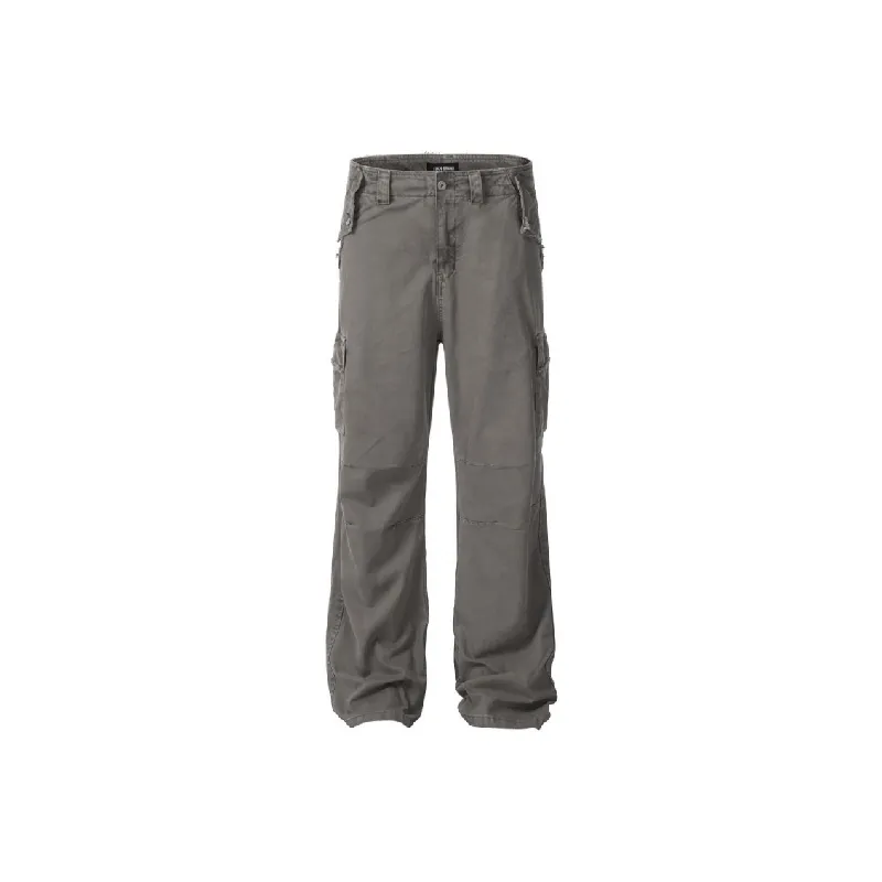 Punk Casual Cotton Cargo Pants-0