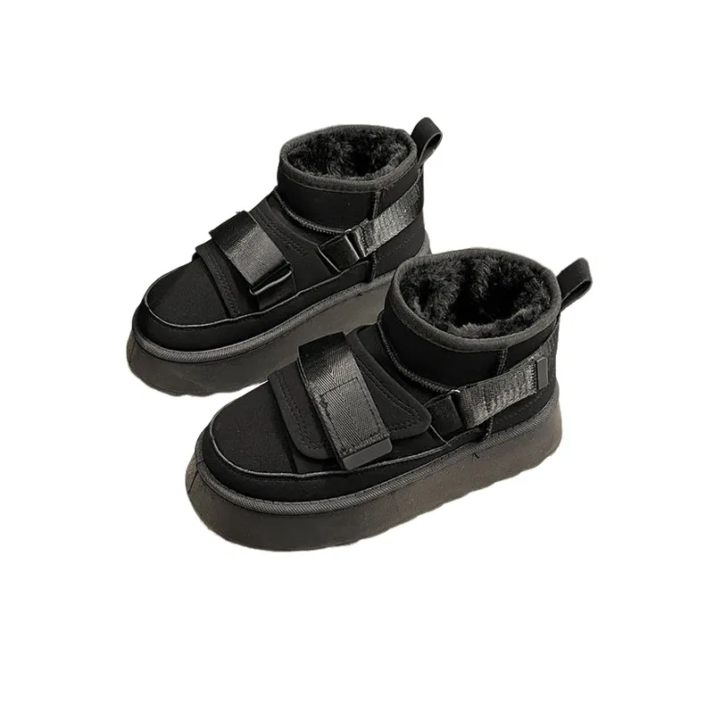 Plain Warming Snow Boots-2