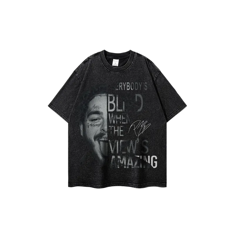 Casual Loose 100% Cotton T Shirt-4