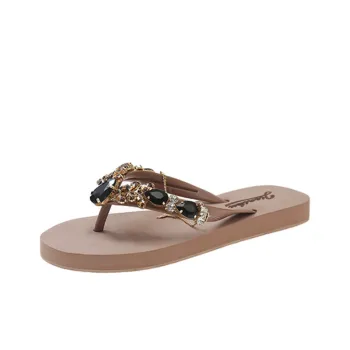 Casual Leopard Print Beach Sandals