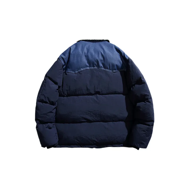 Retro Plain Polyester Jacket-1