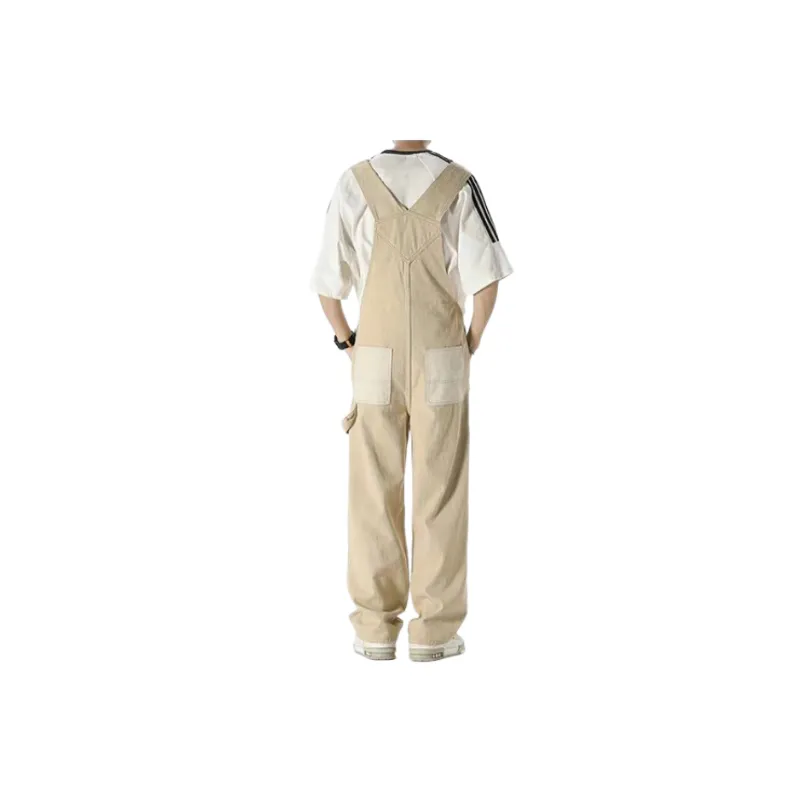 Casual Loose Cotton Blended Fabric Overall-2