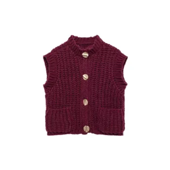 Glamorous Plain Polyester Vest