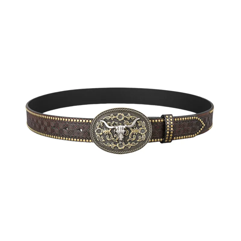 Retro Simple Leather Belt-0