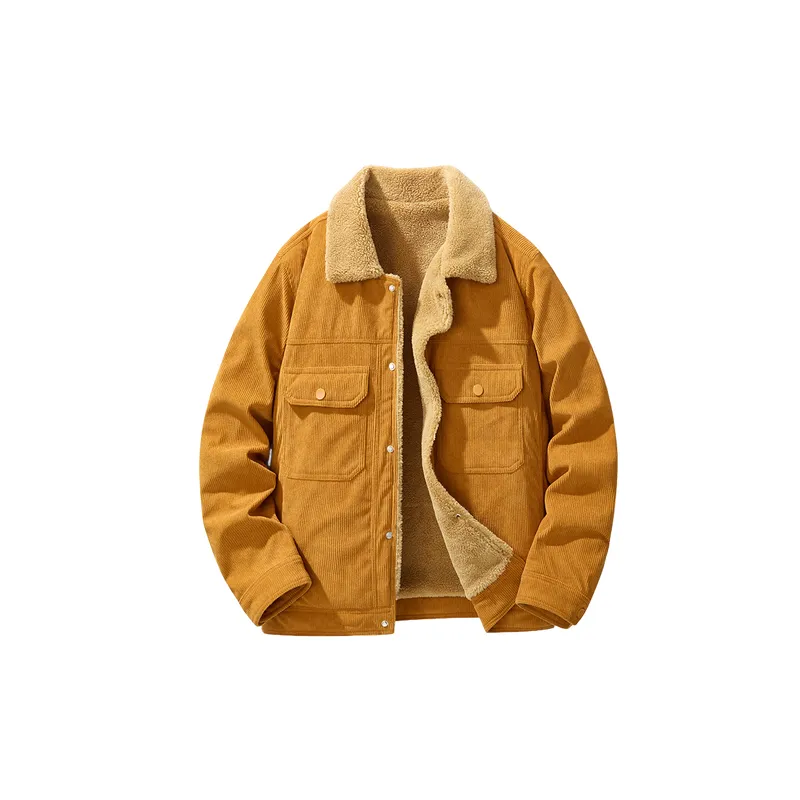 Casual Warming Corduroy Jacket-0