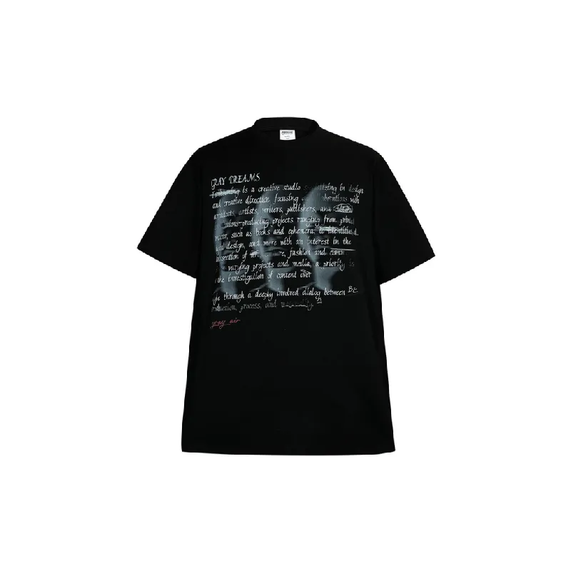 Casual Print 100% Cotton T Shirt-0