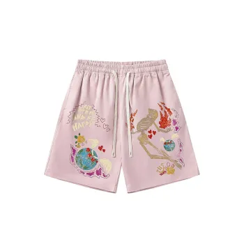 Casual Skull Flame Shorts