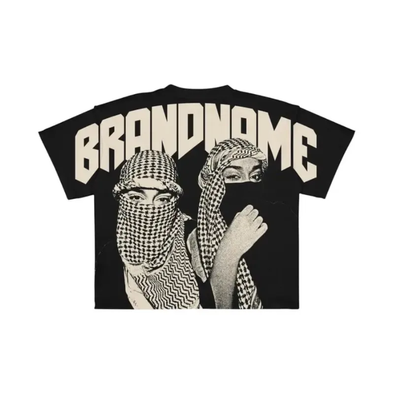 Back Print Hip Hop Round Neck New T Shirt