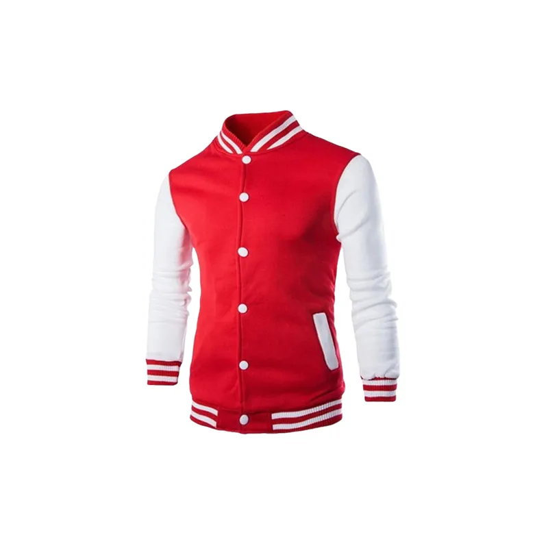 Loose Casual Cotton Baseball Jersey-6
