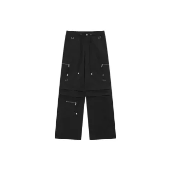 Retro Street Zipper Cargo Pants