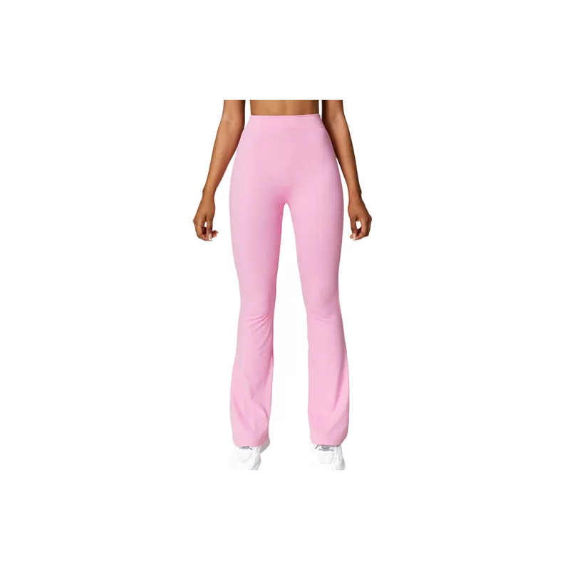 Plain Sporty Nylon Spandex Brushed Fabric Leggings Women