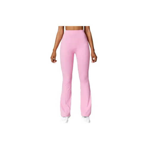 Plain Sporty Nylon Spandex Brushed Fabric Leggings Women