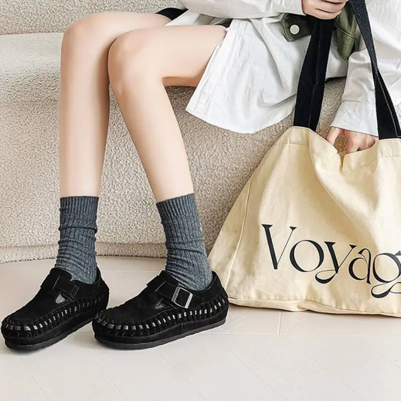 Retro Plain Lifestyle Shoes-6