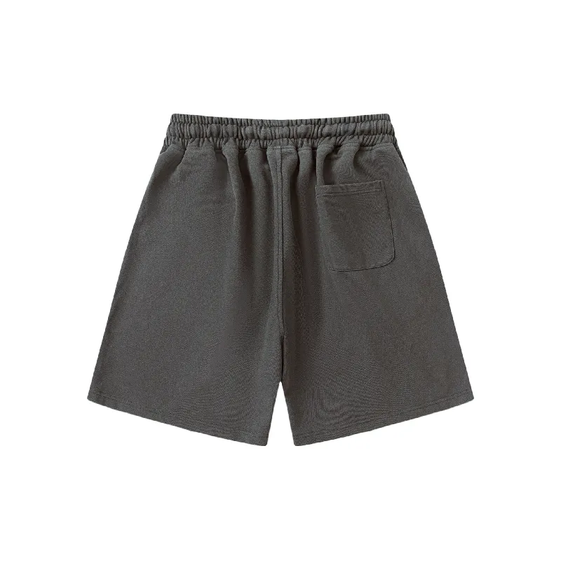 Ripped Distress Vinylon Sports Shorts Unisex-1
