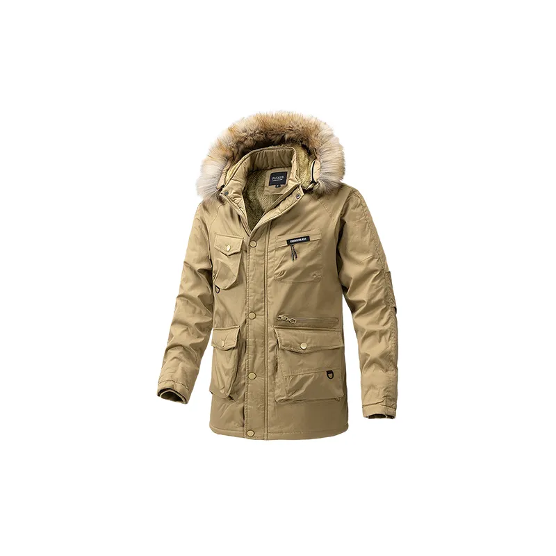 Washed Loose Cotton Quilted Jacket Unisex-4