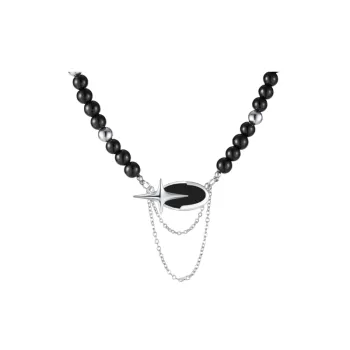 Star Tassel Copper Pendant Stitching Clavicle Chain Necklace