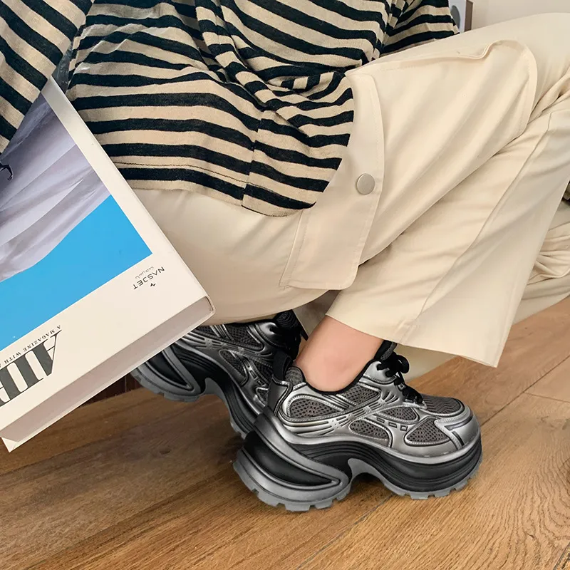 Sporty Casual Chunky Sneakers-2