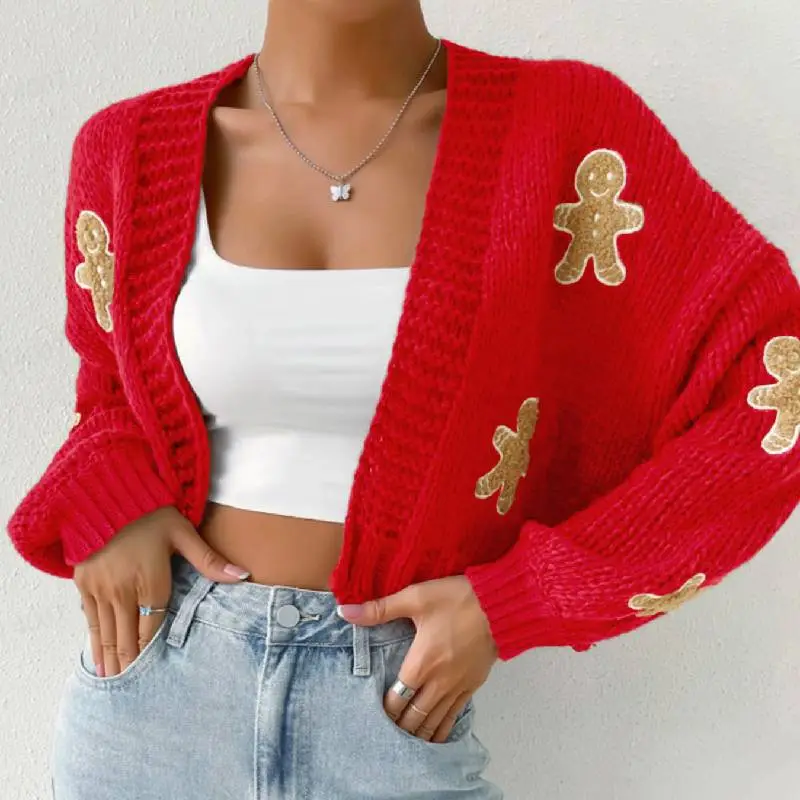 Basics Long Sleeve Polyester Sweater Women-12