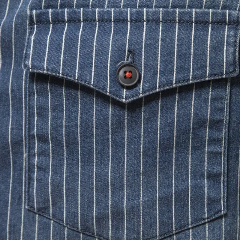 Distress Striped Shirt-2