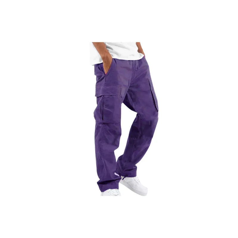 Casual Basics Cotton Blended Fabric Cargo Pants-2