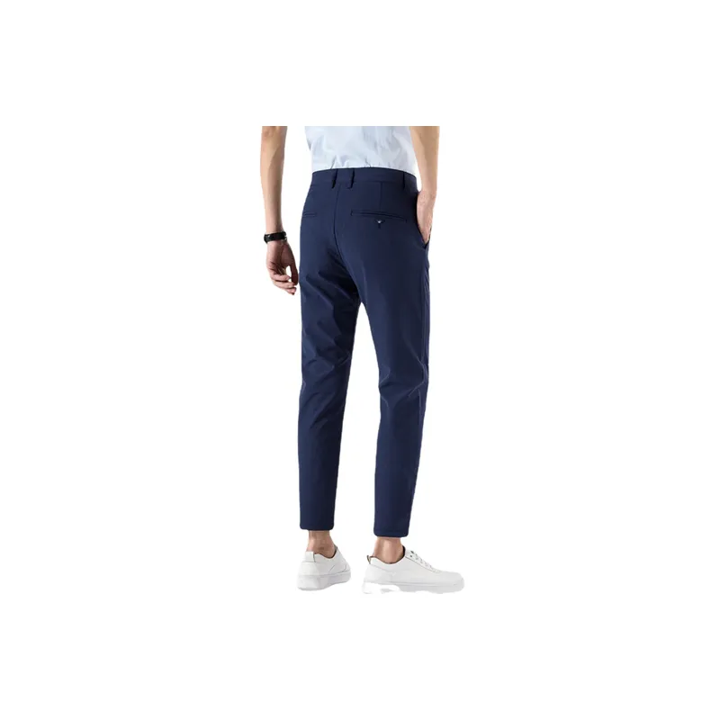 Casual Business Blended Synthetic Fabrics Suit Trousers-7