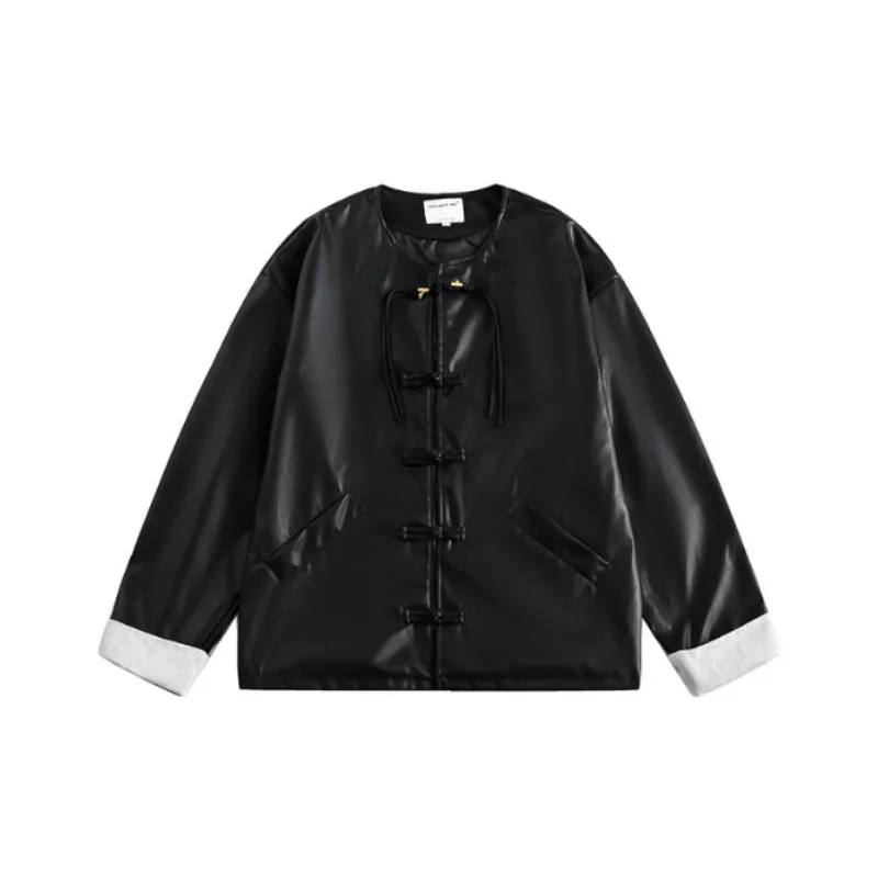 Simple Casual Leather Jacket