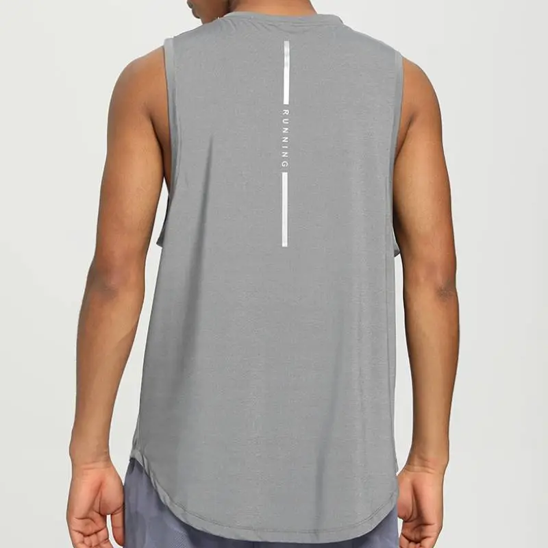 Simple Sporty Nylon Vest-3