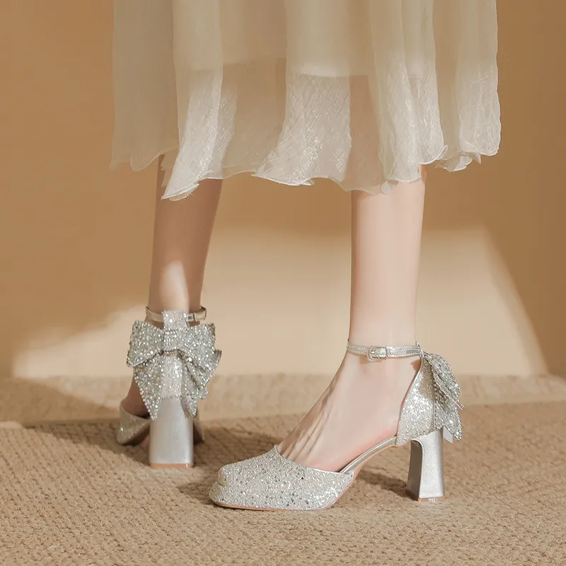 Basics Bow High Heels-7