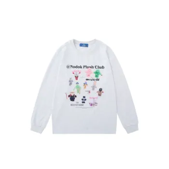 New Style Fun Plush Boy Long sleeved Trendy Brand Ins All match Shirt