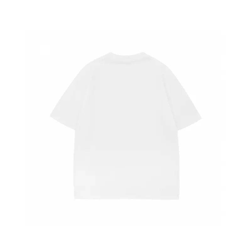Fashion Embroidery Cotton Blended Fabric T Shirt Unisex-3
