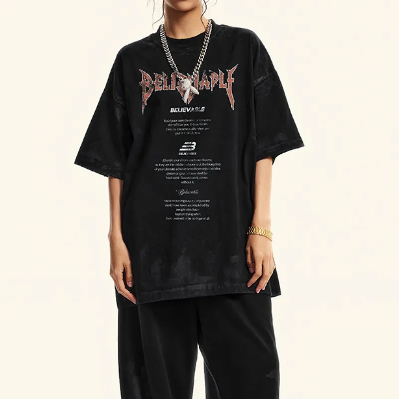 Fashionable Sporty 100% Cotton T Shirt Unisex-2
