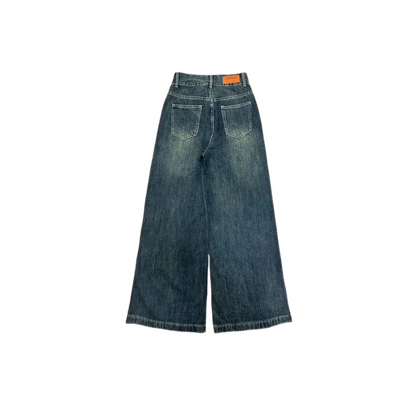 Loose Retro Jeans Women-1