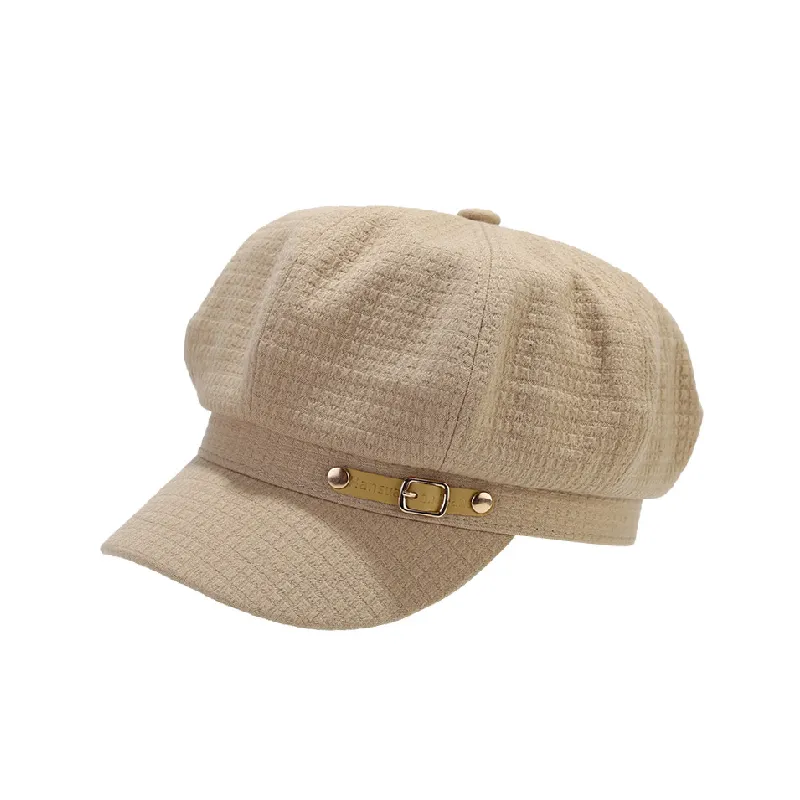 Retro Fashionable Plain Beret-1
