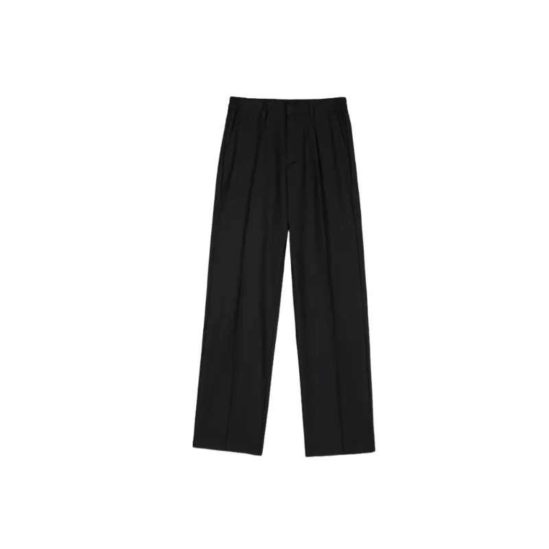 Basics Simple Polyester Suit Trousers Unisex-0