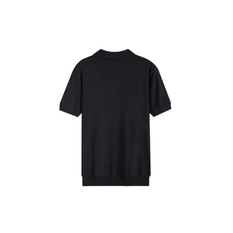 Casual Plain  Ice Silk Polo-7