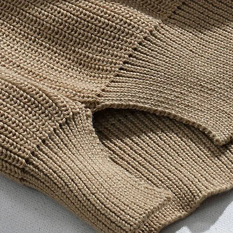 Fashionable Loose Sweater-4