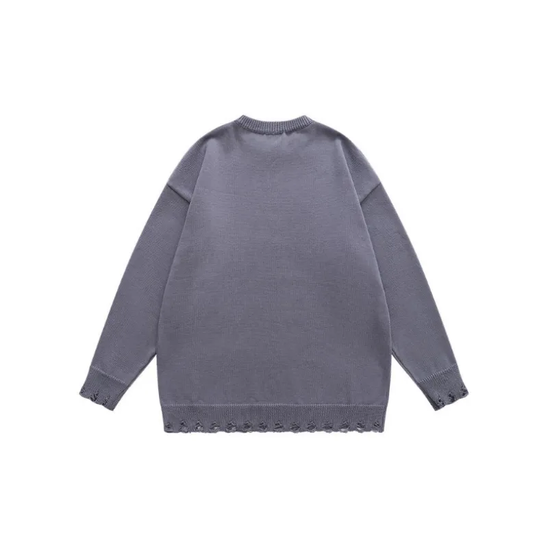 Street Printed Lazy Style Sweater-2