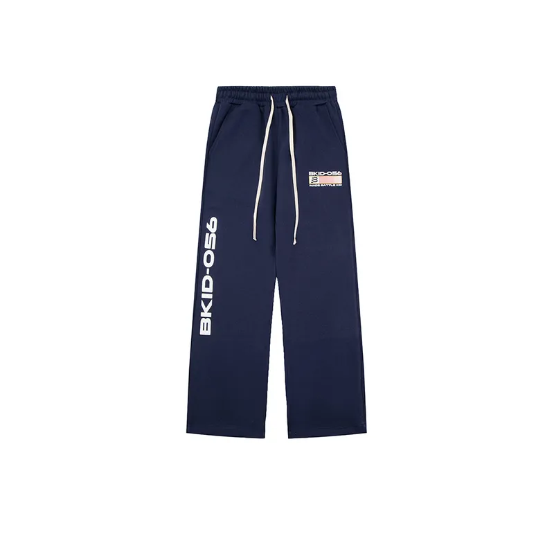 Retro Tide Flag Casual Pants-0