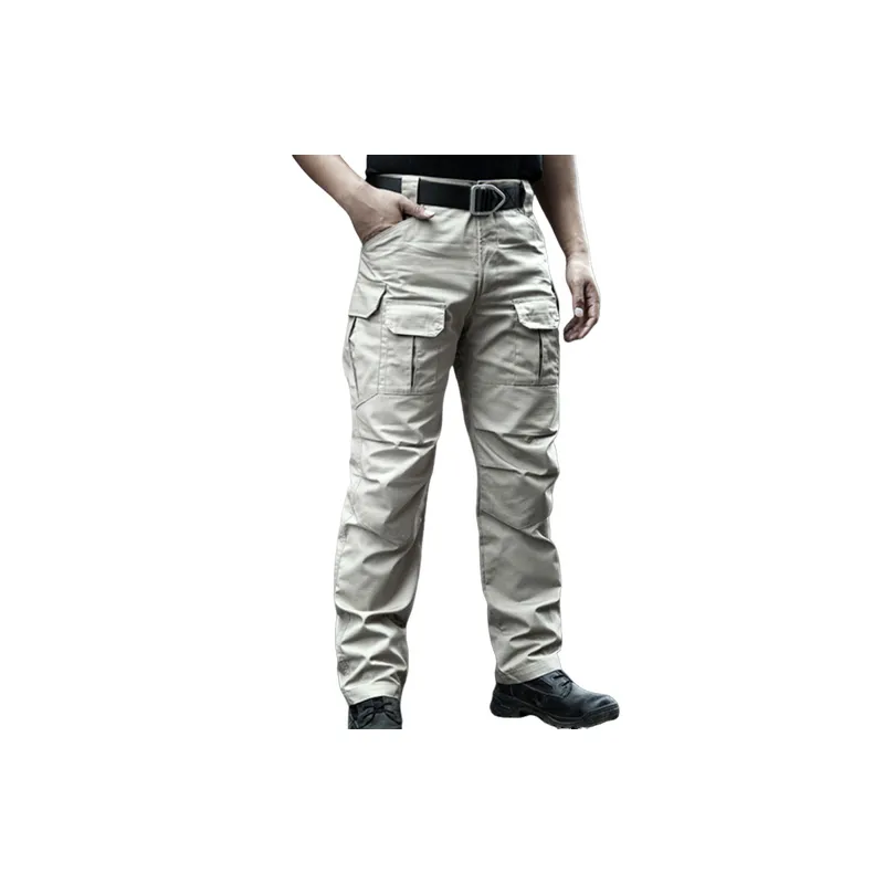 Simple Funky Cotton Polyester Blend Cargo Pants-6