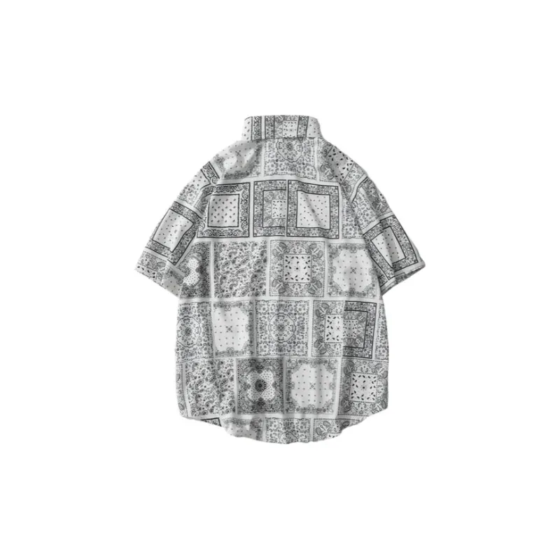 Retro West Coast Cashew Flower Shirt-3