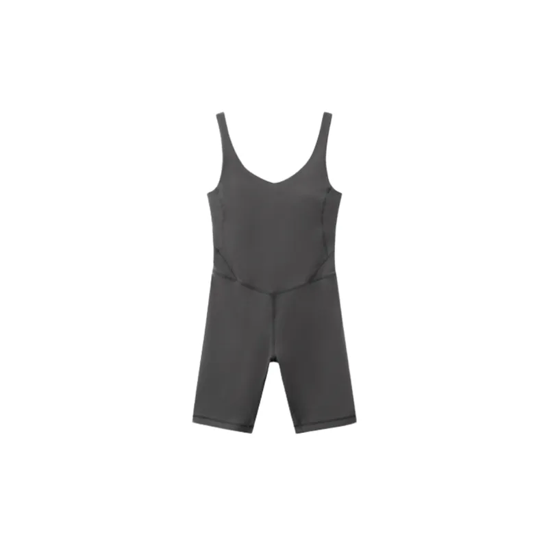 Casual Plain Bodysuit Women-2