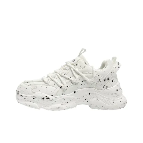 Thick Sole Increased Retro Inkjet Niche Design Casual Shoes