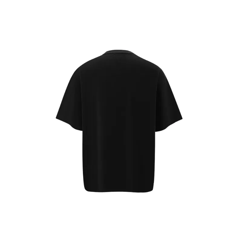 Preppy Loose 100% Cotton T Shirt-1