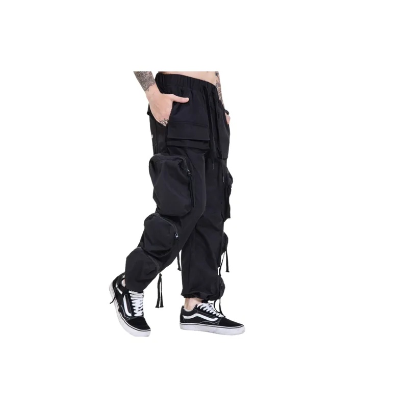 New Releases Tide Brand Multi Pocket High Street Function Casual Pants swag OOTD-5
