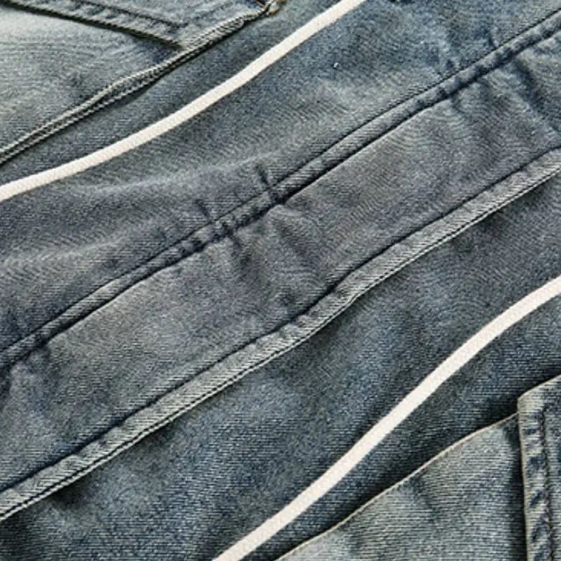 Casual Plicated Polyester Jacket-4