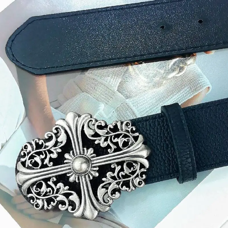 Simple Retro Leather Belt-3