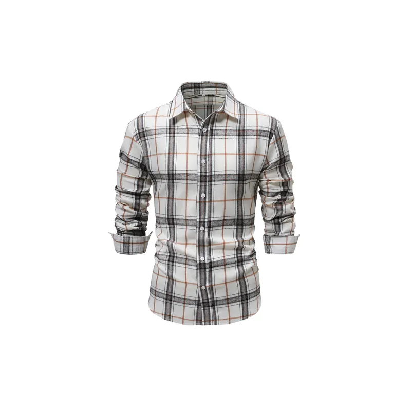 Simple Basics Cotton Blended Fabric Shirt-10