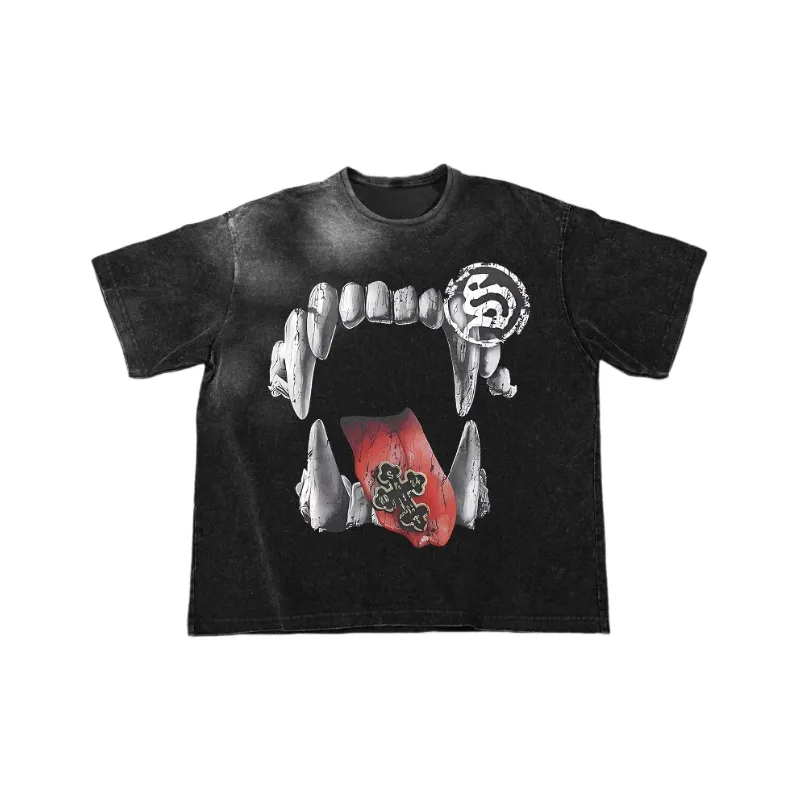 Simple Washed Combed Cotton T Shirt
