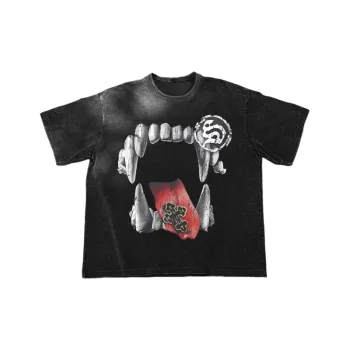 Simple Washed Combed Cotton T Shirt