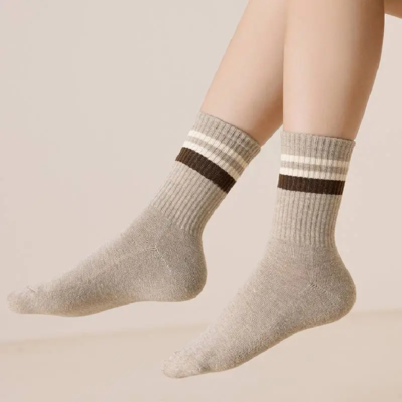 Casual Warming Polyester Mid Calf Sock-2